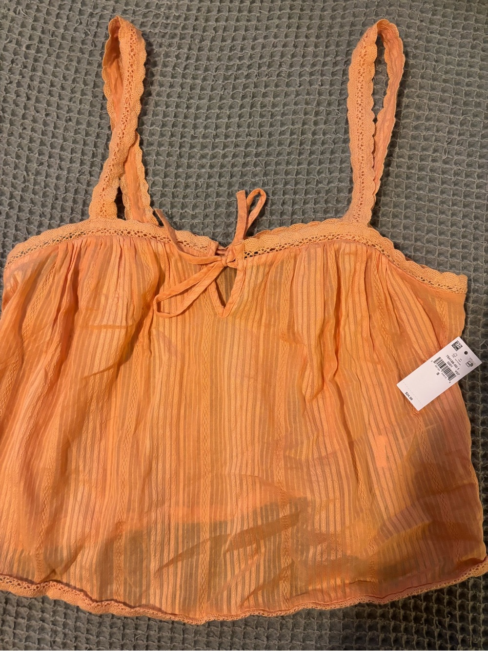 Old Navy Orange Lace-Trim Camisole